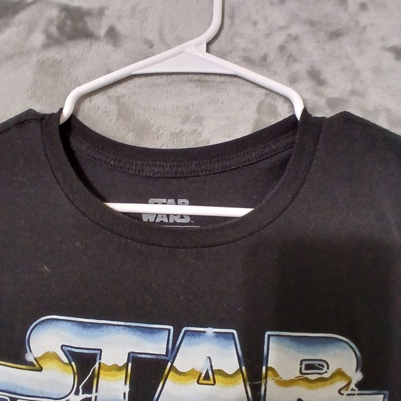 Mens Star Wars Darth Vader Black T-Shirt Size L Short Sleeve Graphic Tee Cotton - Picture 3 of 8